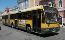 Ein alter Volvo Linienbus in Lissabon/Portugal am 17.05.2010 gesehen und sofort abgelichtet.