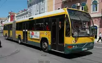 Ein alter Volvo Linienbus in Lissabon/Portugal am 17.05.2010 gesehen und sofort abgelichtet.