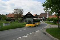 PU Steiner, Messen, SO 20'143 (MAN NL313/A21, 2001, ex ASKA Spiez) am 19.5.2010 bei G�chliwil.
