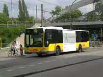 Mercedes-Benz O 530 II (Citaro Facelift) auf der Linie 155 nach Wilhemsruh Fontanestra�e am S+U Bahnhof Pankow.