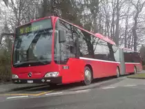 Mercedes Citaro CNG 853 an der Enstation Elfenau. 27.03.2010