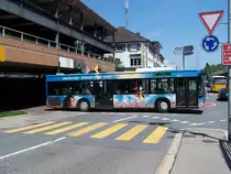 Citaro Nr 7  Ostwind  am Bahnhof Herisau am 23/05/10.
