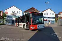 23.05.2010: gerade 1 Jahr und 1 Monat ist dieser Citaro Facelift nun alt, der als Neuwagen im April 2009 zum Omnibusbetrieb Dieter Schmidt nach Marpingen kam. Der 280 Ps starke Stadtbus wird unter anderem im Auftrag der NVG in Neunkirchen eingesetzt. Hier sehen wir den WND-SD 94 bei einem kleinen  Testshooting  in Landsweiler-Reden. Es galt zu testen, ob die Lawo Matrix auch ohne Streifen fotografiert werden. Und siehe da: es geht!