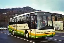 Sommer, Gr�nen BE 26'602 Neoplan am 20. April 2010 Thun, Seestrasse