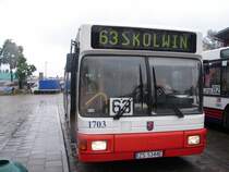 Die Linie 63 in Szczecin. Aufgenommen am 11.08.07