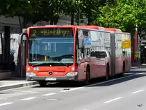 Stadtwerke Konstanz - Mercedes Citaro Nr.52 KN.C 1152 unterwegs auf der Linie 2 in der Stadt Konstanz am 11.05.2010