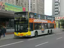 MAN Lion's City DD (Doppelstock) auf der Linie 100 nach S+U Bahnhof Zoologischer Garten am S+U Bahnhof Alexanderplatz.