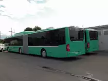 Zwei Fabrikneue Mercedes Citaro Busse die die Betriebsnummern 728 + 726 erhalten werden. Die Aufnahme stammt vom 27.05.2010.