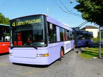 VB Biel - NAW-Hess Trolleybus Nr.86 BE unterwegs auf der Linie 4 in Nidau am 24.05.2010