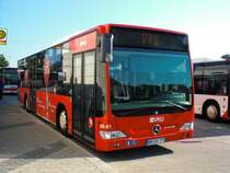 VKU-KOM 08-61 ein Mercedes Benz Citaro O 530 II bei stralender Sonne am Unnaer Busbahnhof.