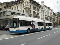 Hess Trolleybus an der Haltestelle Kantonalbank auf der Linie 6. Die Aufnahme stammt vom 04.05.2010.
