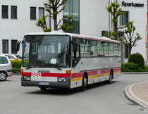 SBG - Mercedes O 408  FR.JS 516 unterwegs auf der Linie 7337 bei den Bushaltestellen in Waldshut am 20.05.2010