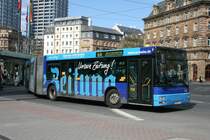 MVG 708 (MZ SW 708) macht Werbung fr die Allgemeine Zeitung.
Aufgenommen am HBF Mainz.
10.4.2010