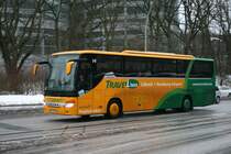 Setra S315GTHD der Autokraft am 22.Februar 2010 in HH Poppenbttel als Traveliner nach Lbeck 