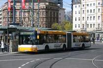 MVG 692 (MZ SW 692) macht Werbung fr Listmann.
Aufgenommen am HBF Mainz.
10.4.2010