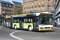Sippel 247 (WI RS 847) macht Werbung fr Adelgarten.
Aufgenommen am HBF Mainz.
10.4.2010