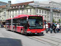 Bern Mobil - Mercedes Citaro  Nr.852  BE 671852 unterwegs auf der Linie 17 in der Stadt Bern am 12.05.2010