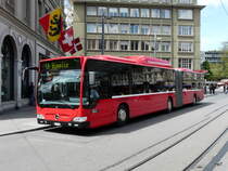 Bern Mobil - Mercedes Citaro  Nr.862  BE 671862 unterwegs auf der Linie 13 in der Stadt Bern am 12.05.2010