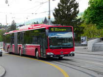 Bern Mobil - Mercedes Citaro  Nr.864  BE 671864 unterwegs auf der Linie 19 in der Stadt Bern am 12.05.2010