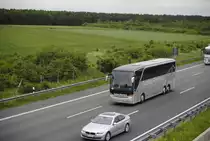 Setra Reisebus, auf der A2, Lehrte am 01.06.2010.
