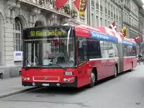 Bern mobil - Volvo 7700  Nr.803  BE 612803 unterwegs auf der Linie 10 am 12.05.2010