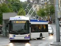 TL - Hess-Swisstrolley BGT-N2C Nr.843 unterwegs auf der Linie 3 am 10.05.2010