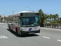 29.05.10,SCANIA carsa in Arrecife auf Lanzarote/Kanaren auf der Linie 23 von Arrecife �ber Aeropuerto nach Playa Honda.