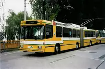 Aus dem Archiv: TN Neuch�tel Nr. 101 NAW/Hess Gelenktrolleybus am 10. Juli 1999 Neuch�tel, D�p�t