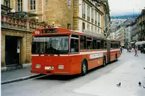Aus dem Archiv: TN Neuch�tel Nr. 159 FBW/Hess Gelenktrolleybus am 10. Juli 1999 Neuch�tel, Place Pury