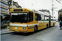 Aus dem Archiv: TN Neuch�tel Nr. 112 NAW/Hess Gelenktrolleybus am 10. Juli 1999 Neuch�tel, Place Pury