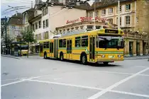 Aus dem Archiv: TN Neuch�tel Nr. 169 FBW/Hess Gelenktrolleybus am 10. Juli 1999 Neuch�tel, Place Pury