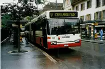Aus dem Archiv: VR La Chaux-de-Fonds Nr. 83/NE 9583 Mercedes O 405G am 6. Juli 1999 Neuch�tel, Place Pury