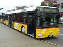 Postauto - MAN  AG 6449 bei den Bushaltestellen beim Bahnhof Brugg am 20.05.2010