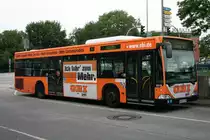 Hochbahn 2518 am 9.Juni 2010 am Bf.Harburg 