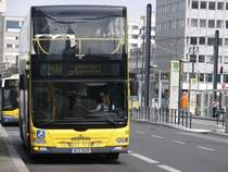 B-V 3129 auf M48 nach Berlin Zehlendorf Busseallee. Aufgenommen am Berliner Alexanderplatz