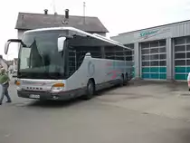 Setra S 416 GT-HD der Fa. St�bler-Reisen, auf dem Betriebshof in Magstadt, am 28.05.2010
