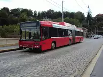 Bernmobil Volvo 7700 CNG auf der Nideggbr�cke. 13.06.2010