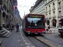 Bernmobil Mercedes Citaro 530 CNG 852 in der Spitalgasse. 13.06.2010