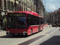 Bernmobil Mercedes Citaro 530 CNG 852 in der Kramgasse. 13.06.2010