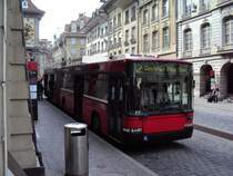 Bernmobil SwissTrolley NAW BGT-N 14 in der Kramgasse. 18.04.2010