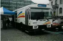 Aus dem Archiv: H�rpunkt, St. Gallen SG 180'850 Saurer/Hess (ex RTB Altst�tten Nr. 22) am 8. Oktober 1996 in Herisau