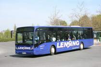 Lensing (BOR L 696) mit der Linie SB26 am ZOB Dorsten.
24.4.2010