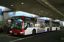 Rheinbahn 6849 (D TL 6849) macht Werbung f�r Milka.
Aufgenommen am Flughafen D�sseldorf mit der Skytrain Ersatzlinie 821.
25.4.2010 