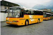 Aus dem Archiv: Schett, Sargans SG 11'549 Neoplan am 26. Juni 1999 Sargans, Bahnhof