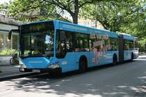 Hochbahn Schlenki 7509 am 16.Juni 2010 am U Bf.Borgweg