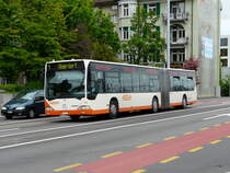 BSU - Mercedes Citaro Nr.32  SO 142032 unterwegs auf der Linie 1 in Solothurn am 21.05.2010