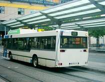 Wagen 280 (SB:SL280) MAN Erdgasbus der Saarbahn AG am 16.08.07 als Linie 125 am Hauptbahnhof Saarbr�cken