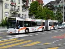 BSU - Mercedes Citaro Nr.48  SO 155948 unterwegs auf der Linie 7 in Solothurn am 21.05.2010
