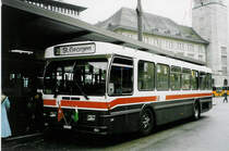 Aus dem Archiv: VBSG St. Gallen Nr. 214/SG 141'214 Saurer/Hess SH am 8. Oktober 1998 St. Gallen, Bahnhof