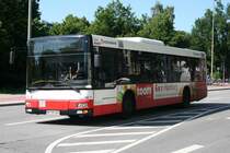 MAN NG 263 der HHA mit der Nummer 2434 am 17.Juni 2010 in Barmbek